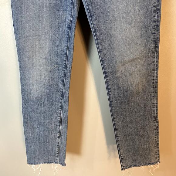 Madewell Tomboy Straight Jeans in Wright Wash Light Blue Denim Loose Fit Size 24 - Picture 4 of 16